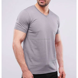 T-shirt de sport à col rond en coton 100% sur mesure pour homme, manches courtes, coupe classique pour adulte, très populaire - Product Image 5