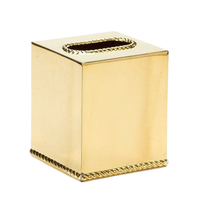 Lavie Creations – Distributeur de mouchoirs en métal carré contemporain, fait main, pour hôtel, maison, table à manger, salle de bain - Product Image 1