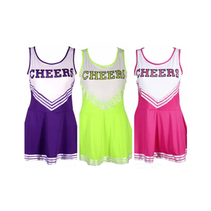 Uniforme de cheerleading pour filles avec motif exclusif et impression de logo personnalisé pour les rassemblements scolaires, les spectacles et les fêtes - Product Image 6