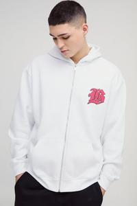Sweat à capuche oversize Y2K gothique à demi-zip personnalisé pour homme en molleton polyester/coton 350g – Dernière conception, prix usine, style tendance - Product Image 4