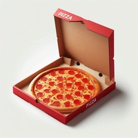 Boîtes à pizza en carton ondulé sur mesure avec matériaux recyclés et gaufrage pour pizzas traditionnelles et gourmandes, designs personnalisables