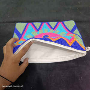 Bolso de Mano Bordado con Cuentas de Diseño Único y la Mejor Calidad, Bolso de Hombro con Bordado de Cuentas a Bajo Precio - Product Image 6