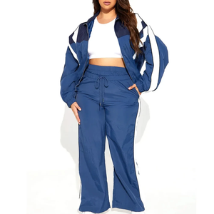 Ensemble de survêtement 2 pièces streetwear OEM personnalisé 2026 – Veste coupe-vent légère zippée et pantalon de jogging en nylon – Prix bas - Product Image 5