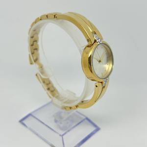 Montre tendance pour femmes 0913-B, boîtier en alliage et bracelet en forme de bracelet, pierre tchèque, décontractée, pour le travail, les étudiants - Product Image 2