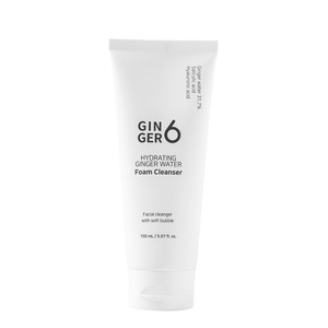 Gel nettoyant raffermissant pour le visage, anti-acné et hydratant, nettoyant moussant quotidien à l'eau de gingembre et à l'acide hyaluronique, formule végane. - Product Image 2