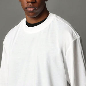 Camisetas Holgadas para Hombre, Manga Corta, Cuello Redondo, con Logotipo Personalizado, Estilo Casual Urbano, Tallas Grandes, Venta al Por Mayor B2B - Product Image 2