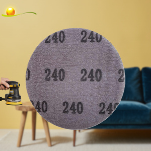 Disco de lijado de malla libre de polvo de 5 pulgadas y 125mm, venta al por mayor de fábrica, abrasivos de papel de lija con gancho de grano 150, garantía de 3 años OEM/ODM - Product Image 1