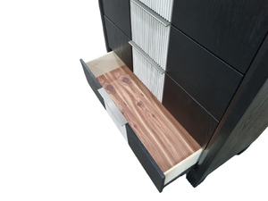 Custom Okaloosa Modern Solid <b>Wood</b> Furniture High Quality MDF Oak <b>Storage</b> Rack Drawer <b>Chest</b> Organizer Bedroom Living Room Tan - Product Image 6