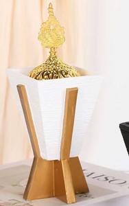 Art Empire Exports – Brûleur de Bakhoor en Résine de Luxe, Mabkhara, Encens Oud Arabe, Support Décoratif pour Parfum d'Ambiance - Product Image 4