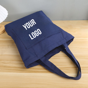 Bolsa de Mano Personalizable, de Lona 100% Algodón, Color Beige Camuflaje, Extra Grande, con Cierre Resistente y Bolsillos, de un Solo Hombro - Product Image 3