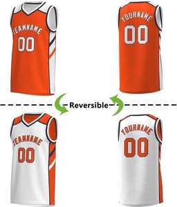 Maillots de sport respirants personnalisés de haute qualité, uniformes de sublimation, vêtements de sport sans manches, vêtements d'équipe de basketball - Product Image 2