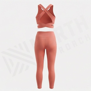 Conjunto de Yoga para Mujer, Estilo Único y Moderno, Colección Deportiva, Bra Deportivo y Leggings, Talla Personalizada, Logotipo Personalizado, Ropa Deportiva Activa - Product Image 2
