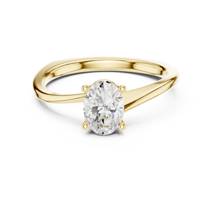 Coamos Jewels Anillo pesado de oro de 14 quilates con moissanita para regalos de aniversario de boda - Product Image 6