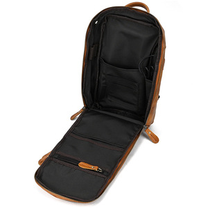 Bolso de Pecho de Cuero para Hombre, Bolso Bandolera Multifuncional, Bolso de Hombro de Piel de Vaca de Primera Capa 2025 - Product Image 3