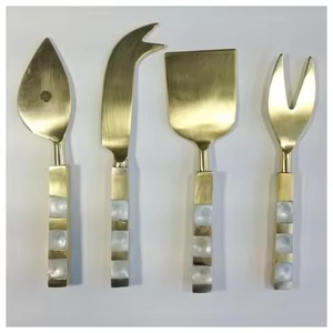 Stainless Steel <b>Cheese</b> <b>Knife</b> <b>Set</b> Stylish Gourmet Serving Tools for Modern Kitchens - Product Image 4