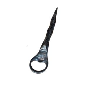 Ouvre-bouteille en fer fini noir mat avec revêtement en poudre, style primitif, idéal pour offrir en cadeau, pour la décoration de fête, ouvre-bouteille à bière, idéal pour offrir en cadeau - Product Image 3