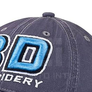 Gorras de Béisbol Bordadas en 3D Personalizadas, Gorra Deportiva Ajustable de Algodón para Hombre y Mujer, Logotipo Bordado Personalizado - Product Image 2