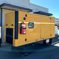 Générateur diesel silencieux d'occasion 480V 50Hz à démarrage automatique, châssis ouvert, équipement de production d'énergie pour l'exportation