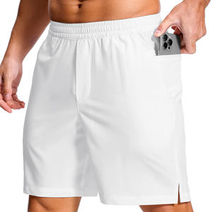 Shorts de tennis pour hommes OEM de haute qualité, séchage rapide, respirants, légers, pour sports de plein air et fitness, avec nom d'équipe personnalisé - Product Image 3
