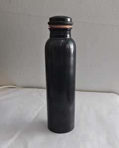 Premium Black <b>Copper</b> Water <b>Bottle</b> Reusable Metal <b>Drinking</b> <b>Bottle</b> for Ayurveda Health Fitness and Travel - Product Image 3