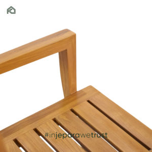 High Quality Comfortable <b>Stackable</b> Solid Teak Wood <b>Dining</b> Villa <b>Chair</b> Outdoor Modern Design Waterproof Durable Eco-Friendly - Product Image 4