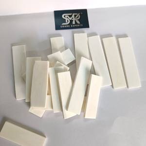 Matériau de manche de couteau en os de buffle poli de qualité supérieure, plaques d'os blancs, écorces et ébauches pour couteaux pliants et à lame fixe - Product Image 5