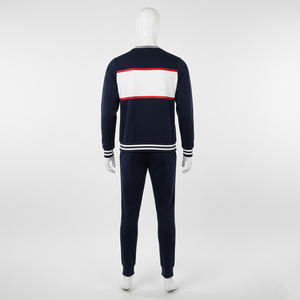 Ensemble de survêtement sportif pour homme de qualité supérieure, deux pièces, grande taille, séchage rapide, respirant, léger, printemps, logo personnalisé, fabriqué au Pakistan - Product Image 3