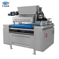 Machine à fabriquer des biscuits de haute qualité SKYWIN, machine à biscuits trois couleurs pour les boulangeries et les snack-bars, équipement de boulangerie abordable
