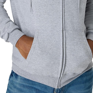 Sweats à capuche zippés pour hommes et femmes 450 GSM – Vêtements décontractés contemporains – Fabricant de vêtements en gros pour marques de mode et commandes en gros - Product Image 6