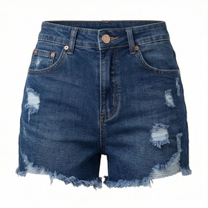 Fashion Women Denim Shorts Modern High Waist Trendy Look <b>Soft</b> Breathable <b>Jeans</b> Perfect Summer Customized Color Outfit - Product Image 1