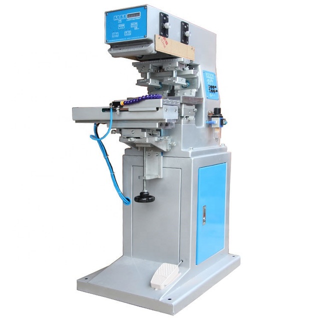 Two Color Four Colors Ink Cup Pad Printing Machine With Shuttle