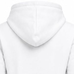 Sudadera con capucha y cremallera completa para mujer, diseño griego personalizado, blanca, premium, estilo universitario, con letras griegas bordadas, informal, de forro polar. - Product Image 5