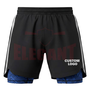 Conjunto de Pantalones Cortos y Camiseta de Compresión para MMA BJJ, Transpirable, Ecológico, de Secado Rápido, con Estampado por Sublimación, de Alta Calidad, Doble Capa, para Hombre Adulto - Product Image 5