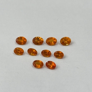พลอยโกเมนสีส้มทรงรีธรรมชาติ ขนาด 1-3 กะรัต คุณภาพเยี่ยม ไม่ผ่านการบำบัด จากมาดากัสการ์ เกรดขายส่งสำหรับทำเครื่องประดับ - Product Image 4