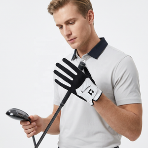 Gants de golf en cuir véritable respirants et antidérapants de qualité supérieure avec logo personnalisé pour hommes, pour le sport en plein air, l'entraînement et la pêche. - Product Image 5