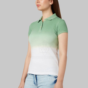Chemises polo pour femmes à col, légères, confortables, vêtements de mode pour l'extérieur, impression personnalisée, coupe décontractée, fabrication en usine - Product Image 6