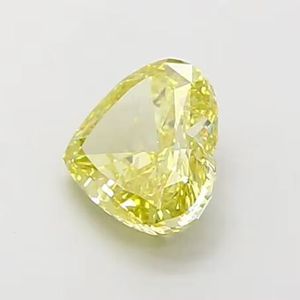 Exquisito Diamante Amarillo de 2 Quilates con Corte Corazón VVS2 |   Diamante Suelto Brillante de Color Fantasía Raro para Diseño de Joyería de Lujo Personalizada - Product Image 5