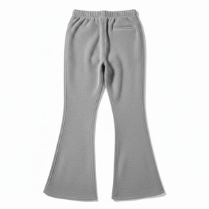 Pantalones de mujer estilo 2026, informales, con logo personalizado, de color liso, pantalones de chándal acampanados para mujer - Product Image 2