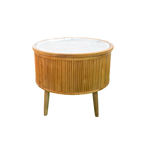 Fauteuil de salon et table basse en bois massif de style traditionnel moderne, mobilier d'extérieur pour salon, hall d'hôtel et canapés de jardin - Product Image 4