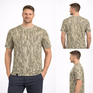 เสื้อยืดตกปลาแบบกันน้ำพิมพ์ลายแบบซับลิเมชั่น แขนสั้นสำหรับผู้ชาย ป้องกันรังสียูวี UPF 50 - Product Image 2