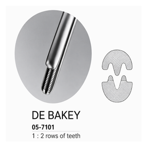 Pinzas DeBakey para injertos vasculares – Instrumento quirúrgico atraumático para procedimientos cardiovasculares - Product Image 1