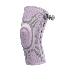 Genouillère respirante en tricot avec fermeture à lacets et réglage universel pour une protection optimale et une compression du genou - Product Image 1