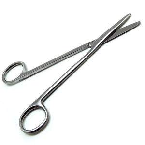 กรรไกรผ่าตัดเมทเซนบาุมแบบพรีเมียม สแตนเลสสตีล ใช้ซ้ำได้ แบบโค้งและแบบตรง สำหรับตัดเนื้อเยื่อ - Product Image 3