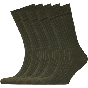 Calcetines de última moda, calcetines de tripulación, verde oliva, a rayas, de algodón tejido, transpirables, informales, para adultos, otoño, grosor estándar, venta al por mayor - Product Image 1