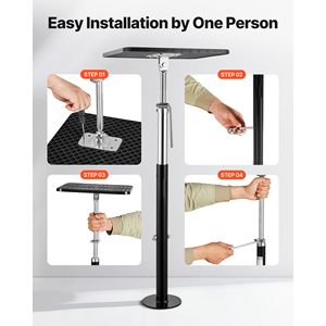 Set di 2 Supporti di Livellamento per Camper RV con Costruzione in Acciaio Verniciato a Polvere - Product Image 4