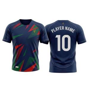 Camiseta de Fútbol Americano Personalizada para Hombre, 100% Poliéster, Sublimada, Elástica, Absorbente de Humedad, Diseño Clásico Retro Vintage - Product Image 5