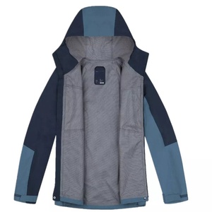 Unisex Waterproof Windproof Hooded Puffer Jacket Shell Breathable Quick Dry Nylon Spring Outdoor <b>Rain</b> <b>Coat</b> - Product Image 2
