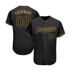 Customized High Quality Baseball Jersey-Unique Design Breathable Plus Size Custom Logo <b>Polyester</b>/Cotton Quick Dry - Product Image 3