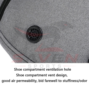 Bolsa Deportiva Multifuncional de Poliéster/Nylon Resistente, Compartimentos Espaciosos, Ideal para Gimnasio, Viajes y Deportes de Equipo - Product Image 4