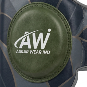 อุปกรณ์ป้องกันหน้าท้องสำหรับชกมวย Askar Wear Ind Unisex PU ทนทาน สำหรับฝึกศิลปะการต่อสู้ - Product Image 2